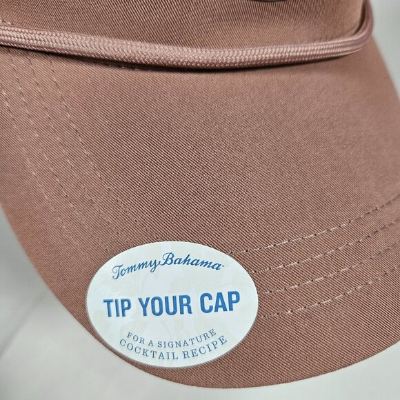Tommy Bahama Baseball Hat Dusty Rose Mauve Truckers Hat Adjustab Fish - Picture 5 of 10